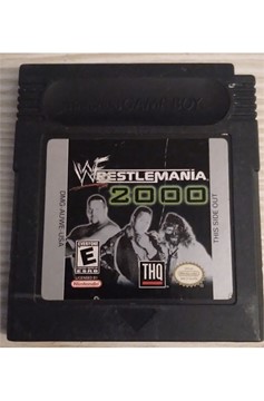 Nintendo Gameboy Wwf Wrestlemania 2000 Cartridge Only Pre-Owned