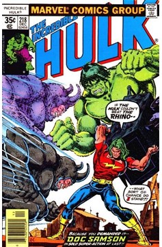 The Incredible Hulk #218