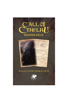 Call of Cthulhu RPG Keeper Deck Malleus Monstrorum Deck