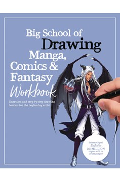 Big Soft Coverhool of Drawing Manga Comics & Fantasy Workbook Soft Cover