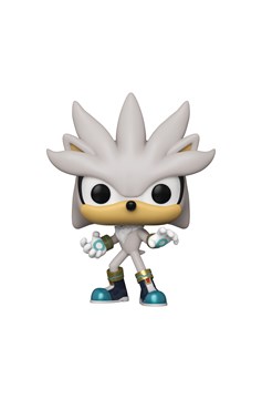 Pop Games Sonic 30th Silver The Hedgehog Vinyl Figure