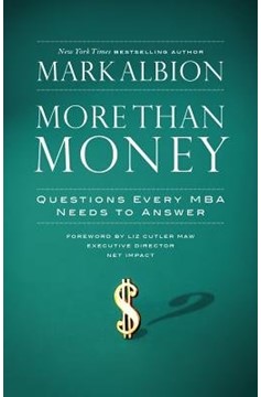 More Than Money (Hardcover Book)