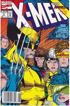 X-Men #11 [Newsstand]-Very Fine (7.5 – 9) [Iconic Jim Lee Cover Artwork]