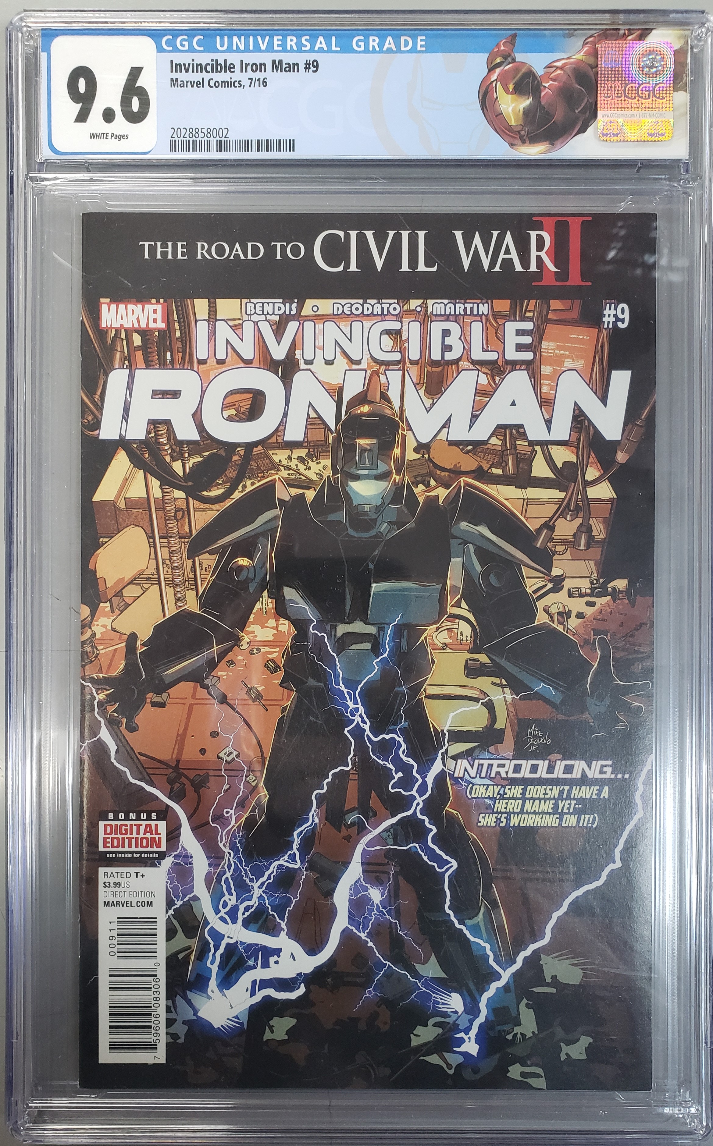 Invincible Iron Man #9 (2015) CGC 9.6