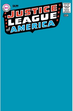 Justice League of America #1 Facsimile Edition Cover C Blank Variant