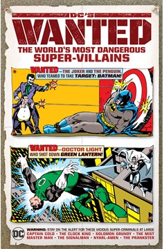 DC's Wanted The Worlds Most Dangerous Supervillains Hardcover