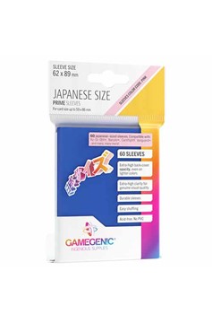 Prime Japanese Sized Sleeves Blue 60 Count