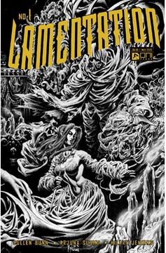 Lamentation #1 Cover F 1 for 20 Incentive Kyle Hotz Black And White Variant (Of 3)