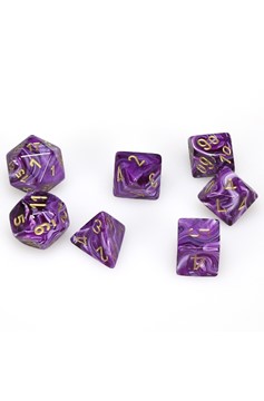 DICE 7-set: CHX27437 Vortex Purple Gold (7)