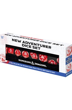 Dungeons & Dragons New Advernturer Set Black Red