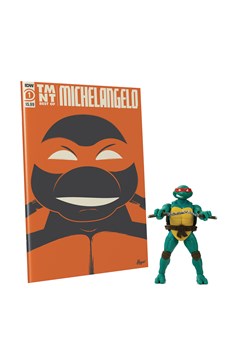 Teenage Mutant Ninja Turtles Best of Michelangelo IDW Comic Book & Bst Axn 5 Inch Action Figure