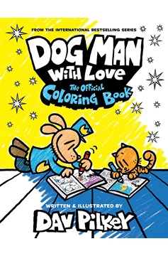 Dog Man With Love Official Coloring Book