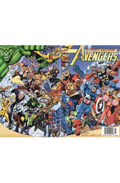 Avengers #1 [Yellow Logo Newsstand Edition]-Fine (5.5 – 7)