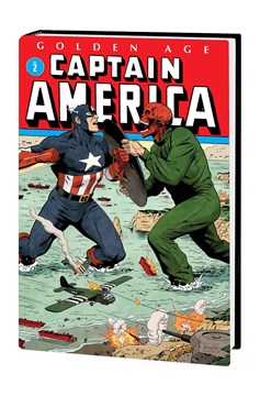 Golden Age Captain America Omnibus Hardcover Volume 2 Rivera Cover