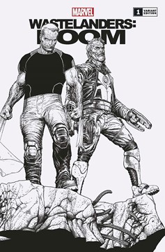 Wastelanders Doom #1 McNiven Connecting Black And White Podcast Variant