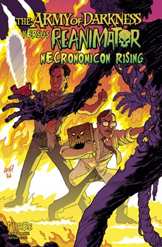 Army of Darkness Vs Reanimator Necronomicon Rising #3 Cover A Fleecs