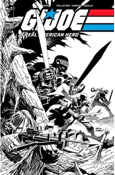 GI Joe A Real American Hero #309 Cover B Andy Kubert Black & White Variant