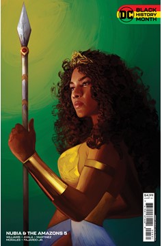 Nubia and the Amazons #5 Cover C Alexis Franklin Black History Month Card Stock Variant (Of 6)