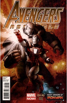 Avengers Assemble #14 (Roux Iron Man Many Armors Variant) (2012)