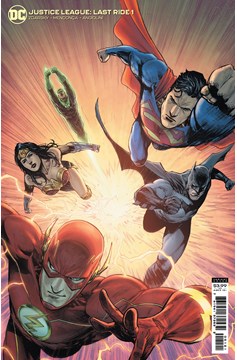 Justice League Last Ride #1 Cover B Miguel Mendonca Card Stock Variant