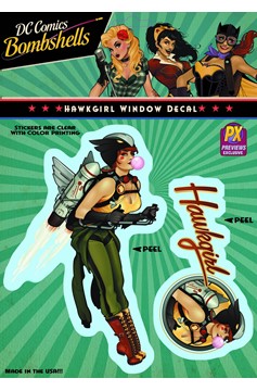DC Bombshells Hawkgirl Px Vinyl Decal