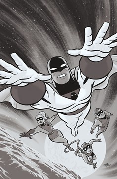 Space Ghost #2 Cover Q 1 for 30 Incentive Cho Black & White Virgin