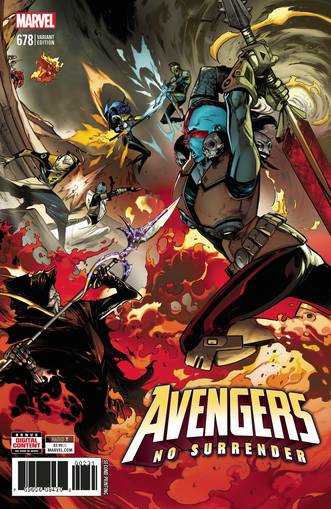 Avengers #678 2nd Printing Larraz Variant Leg (2017)
