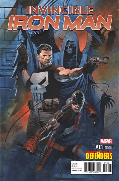 Invincible Iron Man #13 (Stevens Defenders Variant) (2015)