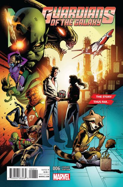 Guardians of the Galaxy #6 (Artist Story Thus Far Variant) (2015)