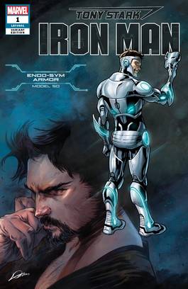 Tony Stark Iron Man #1 Superior Iron Man Armor Variant (2018)
