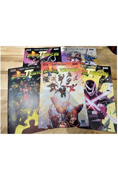 Mmpr X Teenage Mutant Ninja Turtles #1 - #5 A Covers