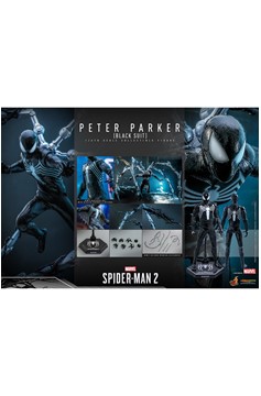 Peter Parker (Black Suit) - Spider-Man 2 Sixth Scale Figure By Hot Toys