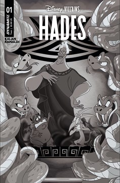 Disney Villains Hades #1 Cover J 1 for 20 Incentive Forstner Line Art