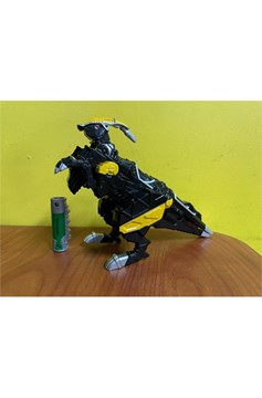 Power Rangers Dino Charge Black Para Zord + Charger Parasaurolophus Black Gold Pre-Owned