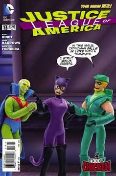 Justice League of America #13 Robot Chicken Variant (2013)