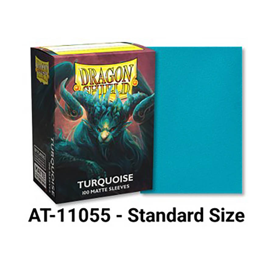 Dragon Shield Matte Turquoise 100 Count