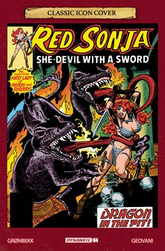 Red Sonja 2023 #4 Cover H 1 for 10 Incentive Thorne Icon