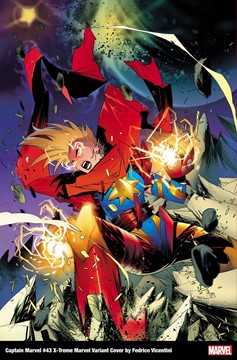 Captain Marvel #43 Vicentini X-Treme Marvel Variant (2019)