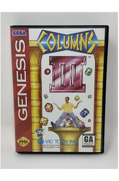 Sega Genesis Columns III No Manual 