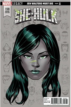 She-Hulk #159 Mckone Legacy Headshot Variant Legacy (2017)