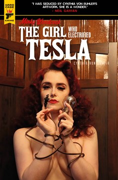 Minky Woodcock Girl Electrified Tesla #1 Cover C Photo (Mature)