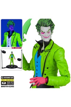 DC Multiverse The Joker Infinite Frontier Black Light Gold Label 7-Inch Action Figure - Ee Exclusive