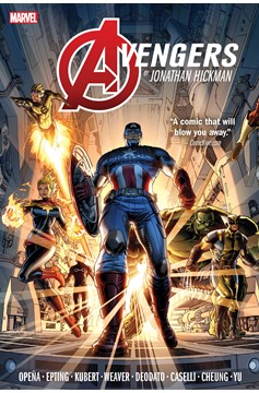 Avengers By Jonathan Hickman Omnibus Hardcover Volume 1 Weaver Cover (2023 Printing)