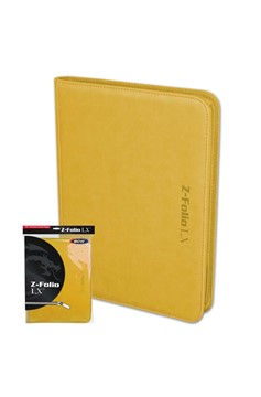 BCW Z-Folio 9-Pocket Lx Album - Yellow