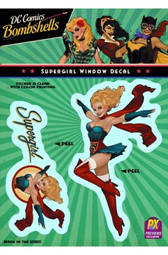 DC Bombshells Supergirl Px Vinyl Decal