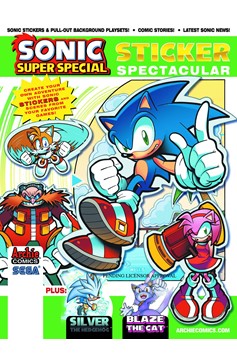 Product Details: Sonic Super Special Magazine #8 sticker spectacular