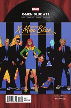 X-Men Blue #11 Acuna Rock N Roll Variant