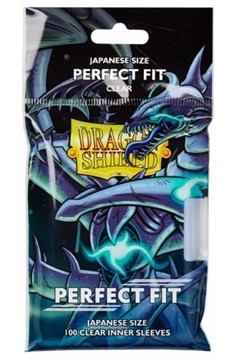 Dragon Shield Japanese Size Perfect Fit Clear Sleeves