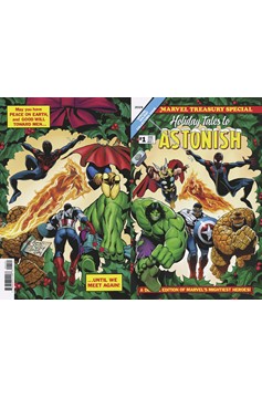 Marvel Holiday Tales to Astonish #1 Lee Garbett Wraparound Homage Variant