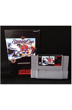 Super Nintendo Snes - Nhl Stanley Cup With Manual